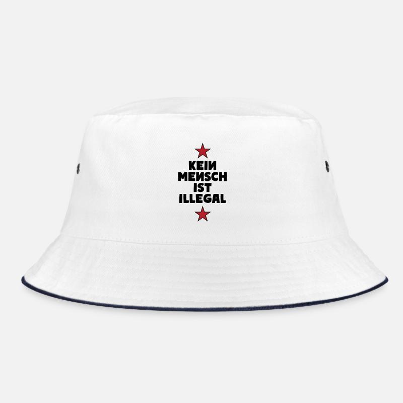 No One Is Illegal - Migration - Illegality Bucket Hat