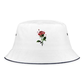 Fleur de Rose Brisée - Bob - blanc/marine - Devant