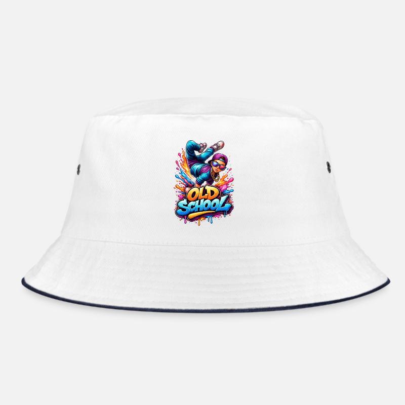 Old School Breakdance Graffiti Bucket Hat