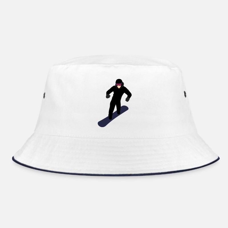 Dynamic snowboarder Bucket Hat