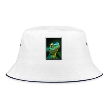 Lizards Lizard - Bucket Hat - white/navy - Front