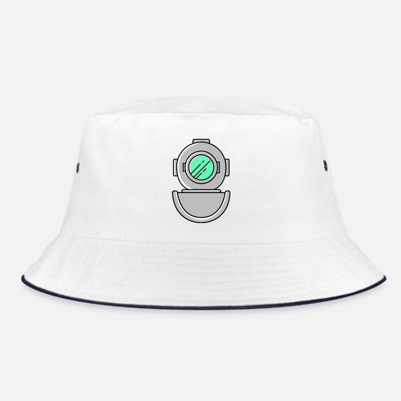 Symbole de plongée avec casque de plongée Bob