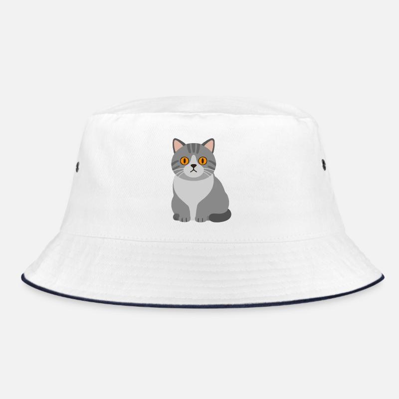 Bellissimo Teodoro - Bucket Hat - Weiß/Navy