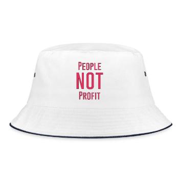 People not profit - Bob - blanc/marine - Devant