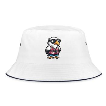 Vacances Eagle Comic - Bob - blanc/marine - Devant