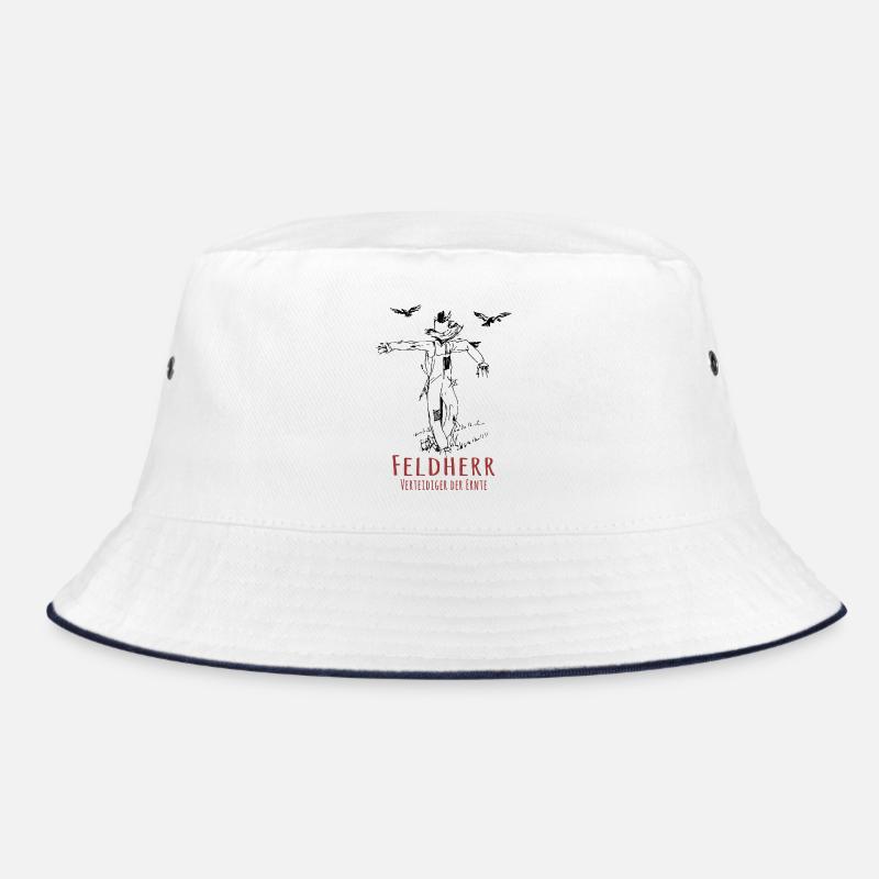 Feldherr Vogelscheuche Lustiger Ernte Spruch Bucket Hat