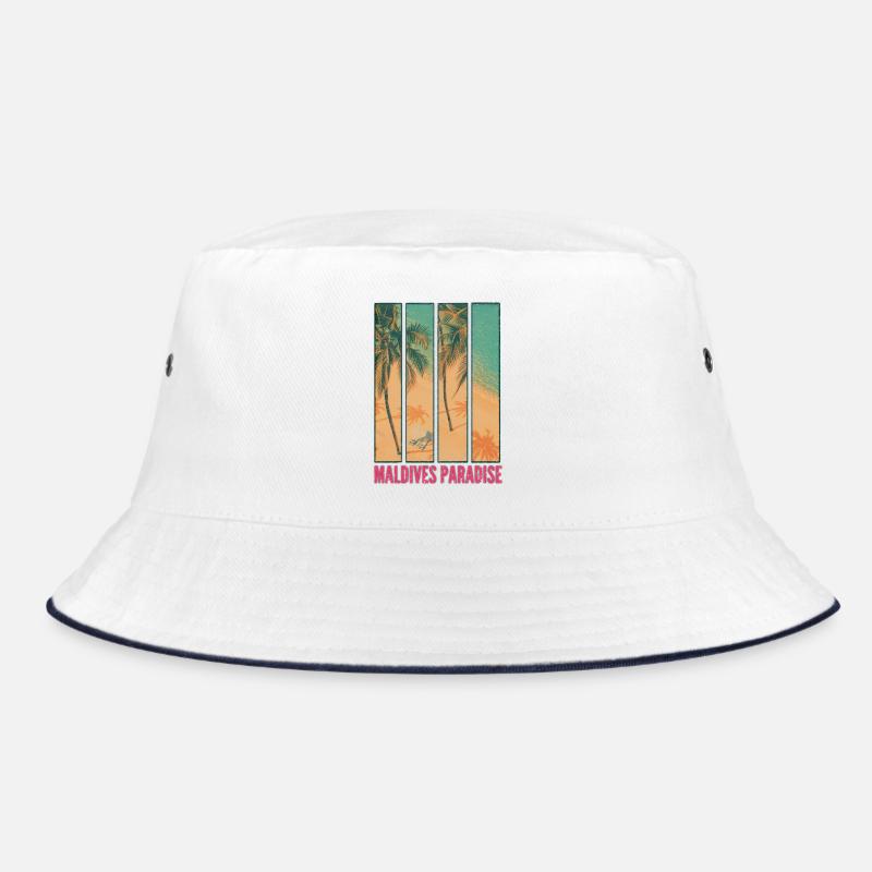 Malediven Paradies – Design Tropical Vintage Bucket Hat