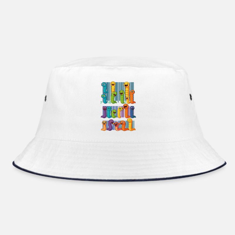 Collection de codes-barres colorés pour vers Bob