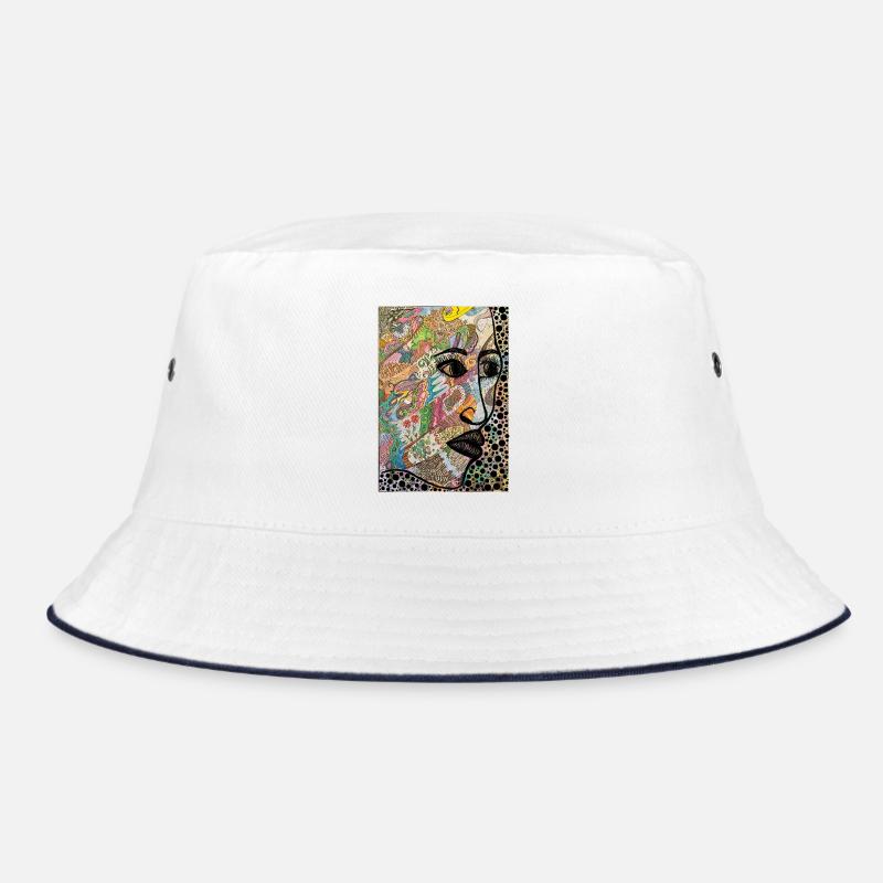 Visage abstrait en profil Bob