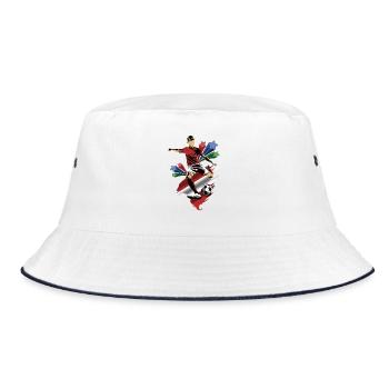 Austria - Austria - Flags - Bucket Hat - white/navy - Front