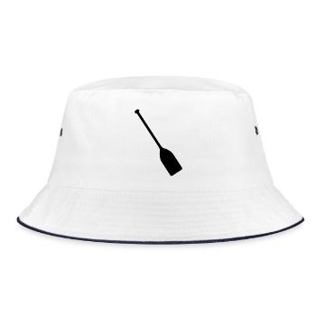 Kayak Paddle - Bucket Hat - white/navy - Front