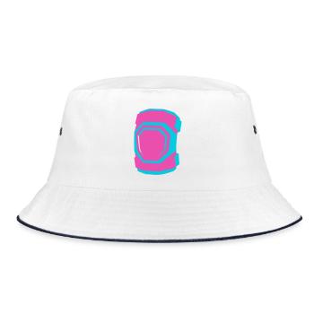 Knee Pads Roller Skating Roller Derby Skating - Bucket Hat - white/navy - Front