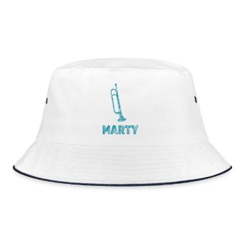 Marty dans le rôle des trompettes - Bob - blanc/marine - Devant