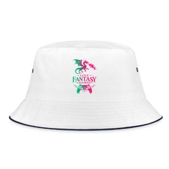 Love Fantasy Games Dragon Controller - Bucket Hat - white/navy - Front