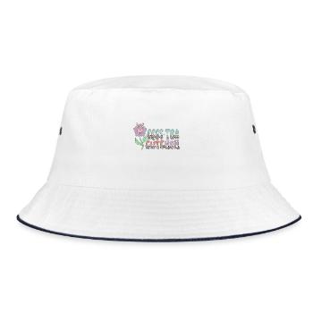 Eggs-Tra Cute Mom - Bucket Hat - white/navy - Front