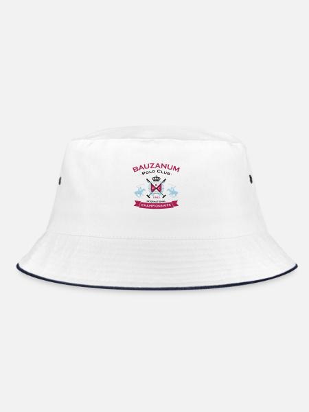 BAUZANUM POLO CLUB - Bucket Hat - Weiß/Navy