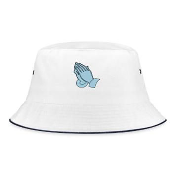 Christentum Collection - Bucket Hat - Weiß/Navy - Vorne