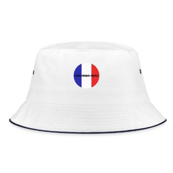 j'aime les français - Bob - blanc/marine - Devant