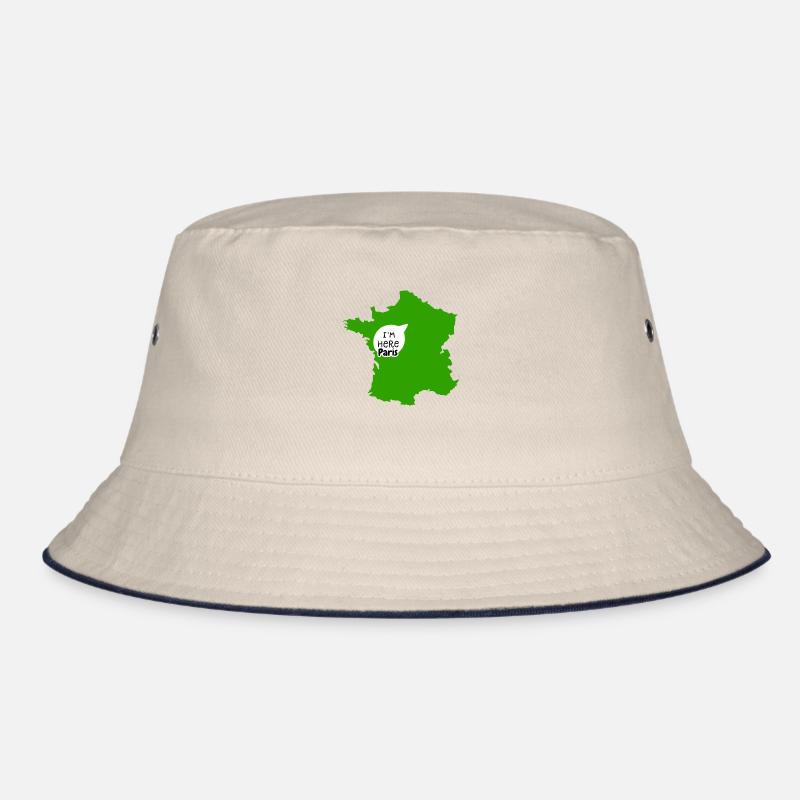 Ich bin hier in Paris Bucket Hat