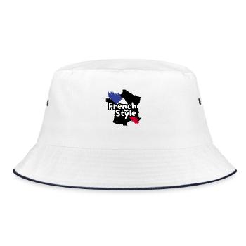 à la française - Bob - blanc/marine - Devant