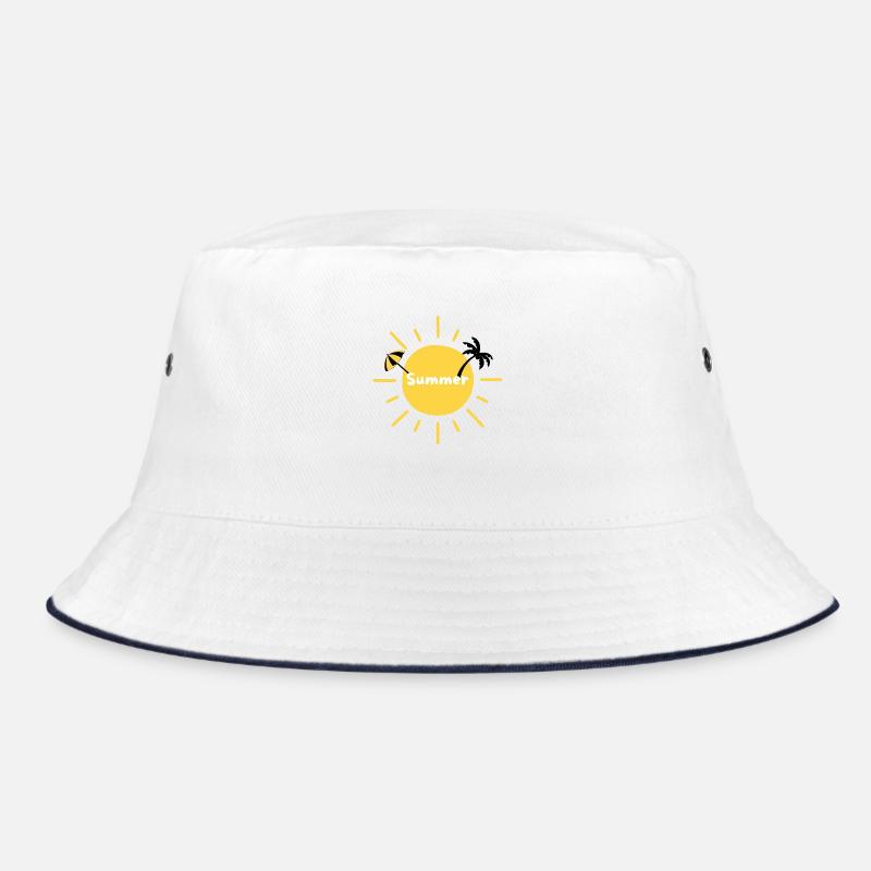 Soleil d'été palmier et parasol Bob