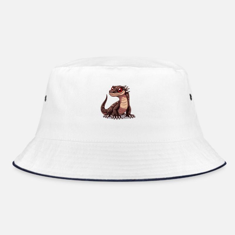 Waran - Bucket Hat - Weiß/Navy