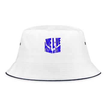Patrouille de France französische Luftwaffe - Bucket Hat - Weiß/Navy - Vorne