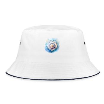 Ocean Breeze - Bucket Hat - white/navy - Front