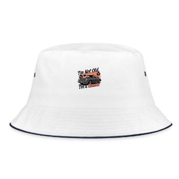 I'm not old, I'm a classic. - Bucket Hat - white/navy - Front