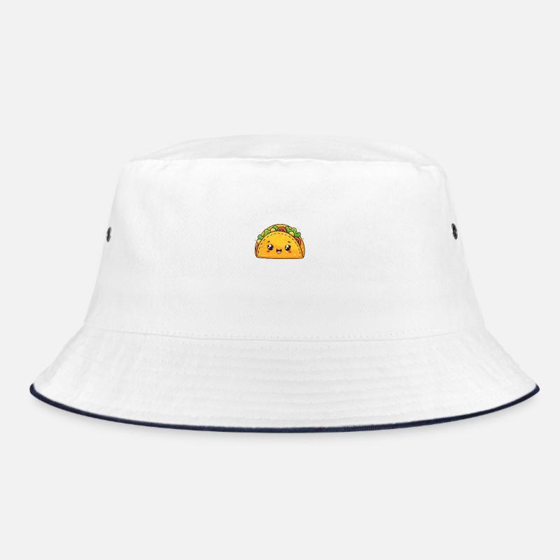 Cute burrito character with a smile Bucket Hat