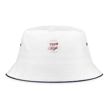 Bride's Team - Bucket Hat - white/navy - Front
