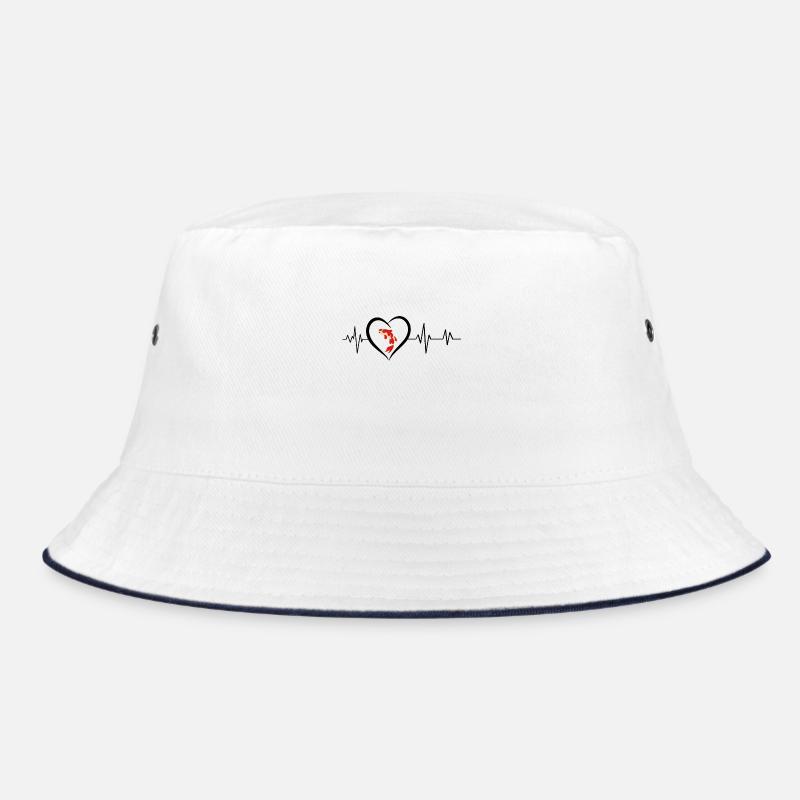 Heartbeat Karpfen Koi Bucket Hat
