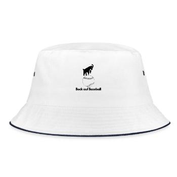 Bock auf Baseball – Lustiges Design - Bob - blanc/marine - Devant