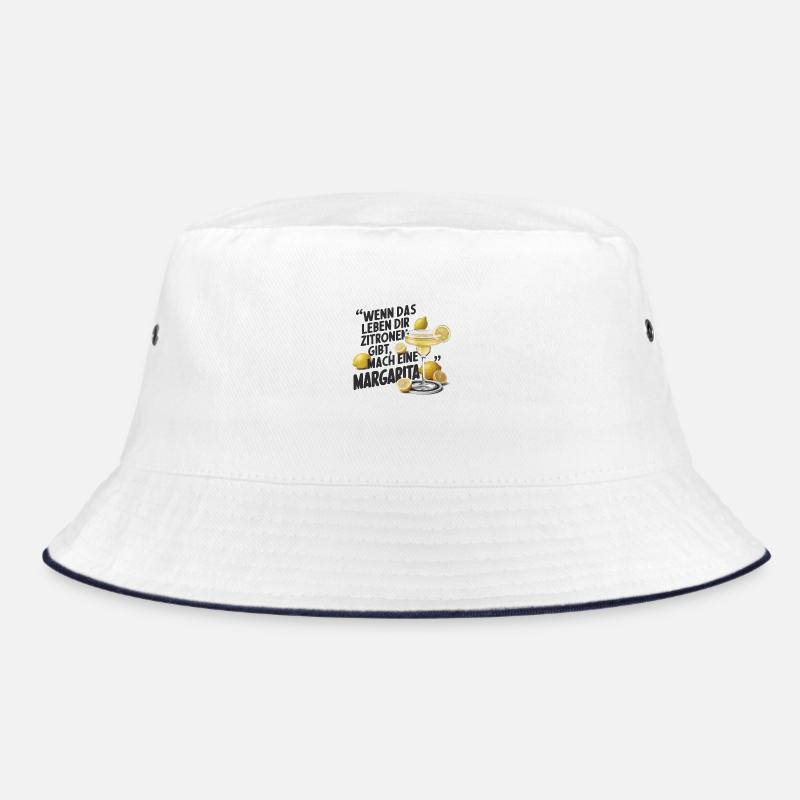 Wenn das Leben dir Zitronen gibt mach Margarita Bucket Hat
