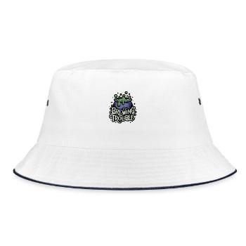 Hexenkessel – Brewing Trouble - Bucket Hat - white/navy - Front