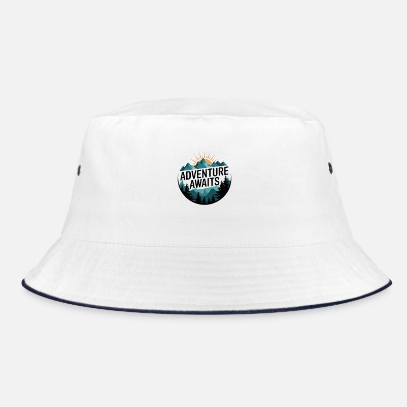 Adventure Awaits – Mountain Panorama Bucket Hat