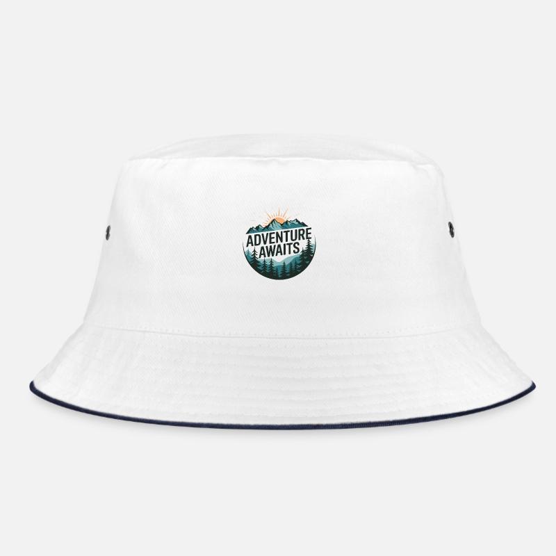 Adventure Awaits – Bergpanorama Bucket Hat