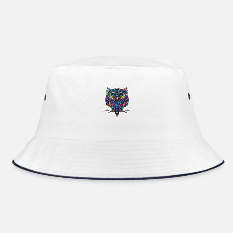 Niedliche Eule Kawaii Maskottchen Bucket Hat