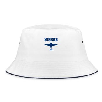 Aviation sur mesure - Avion - Vol - Pilote - Bob - blanc/marine - Devant