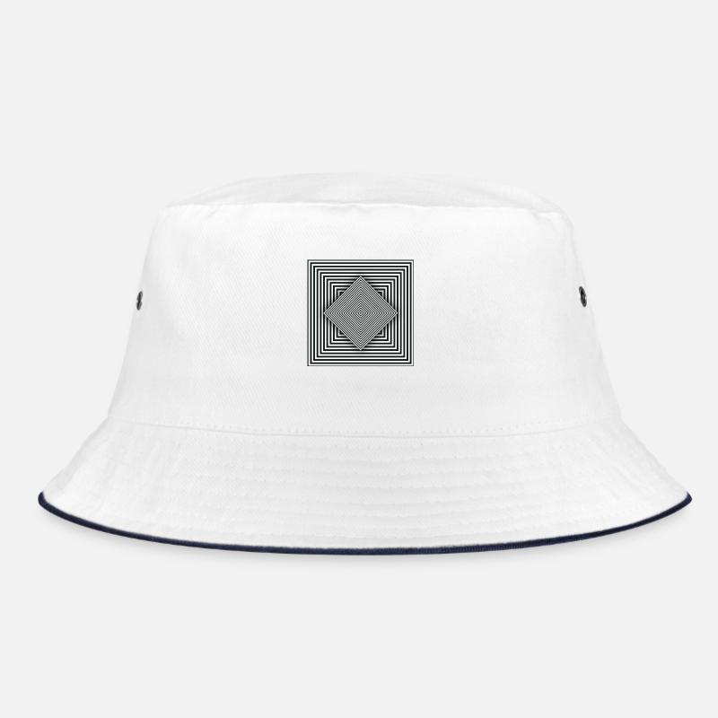 Squares, Squares and More Squares Bucket Hat