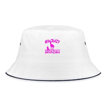 Granny - Bucket Hat - white/navy - Front