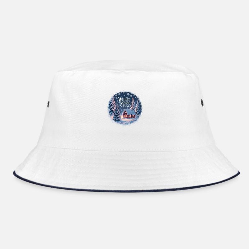 Winter Magic is in the Air – Winter Landscape Bucket Hat