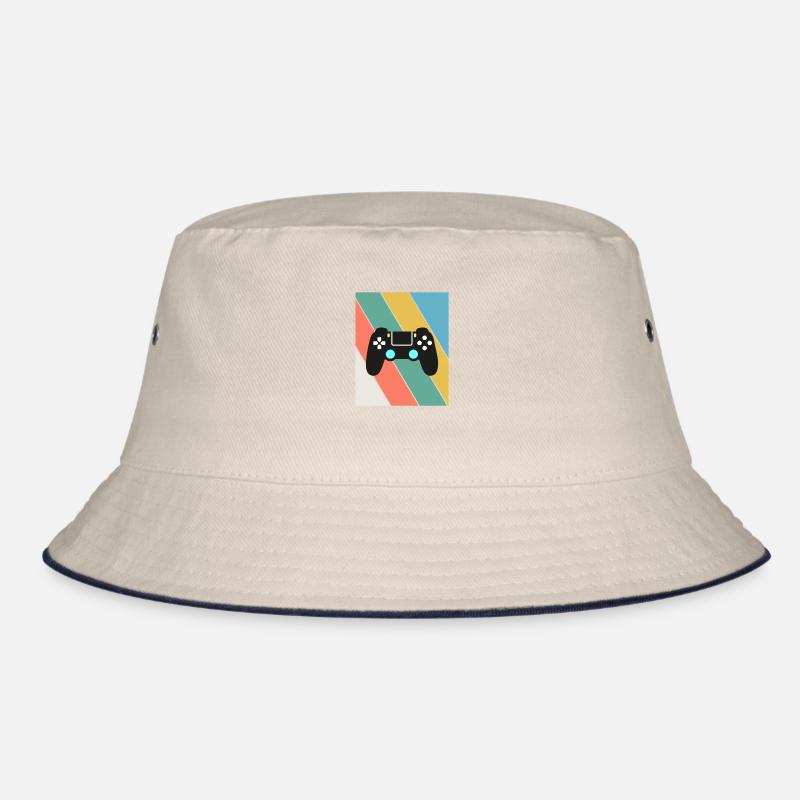 Vintage Retro Gaming Controller Bucket Hat