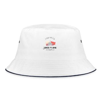 J’peux pas j’ai soirée pyjama avec mon grille pain - Bob - blanc/marine - Devant