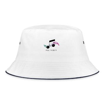 Feel the Beat – Clé abstraite - Bob - blanc/marine - Devant