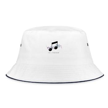 Feel the Beat – Clé abstraite - Bob - blanc/marine - Devant
