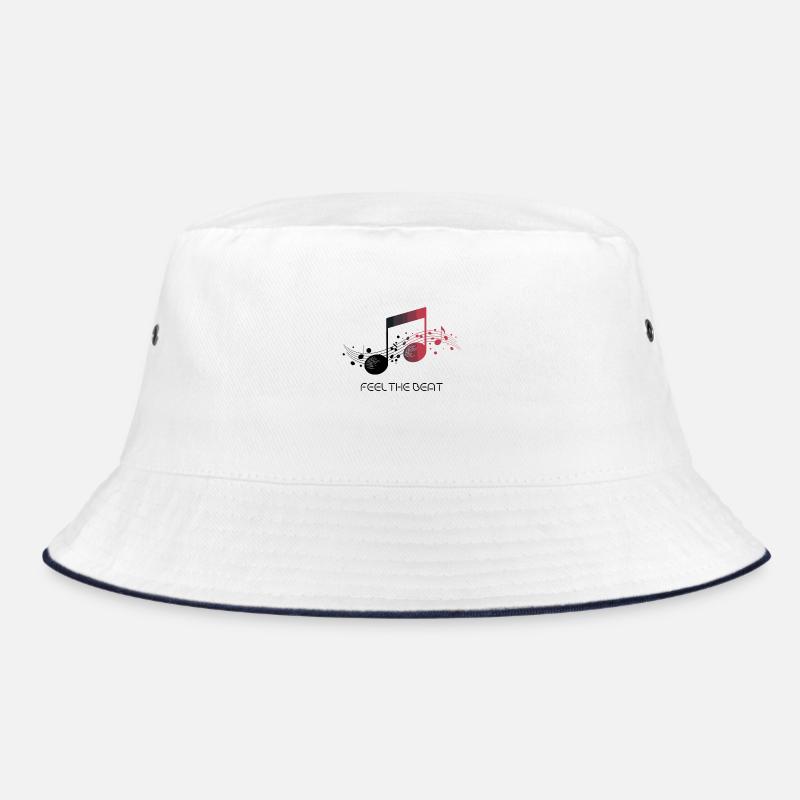 Feel the Beat – Abstract clef Bucket Hat