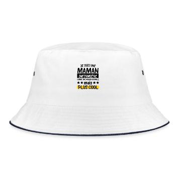 Ich bin eine Krankenschwester - Bucket Hat - Weiß/Navy - Vorne