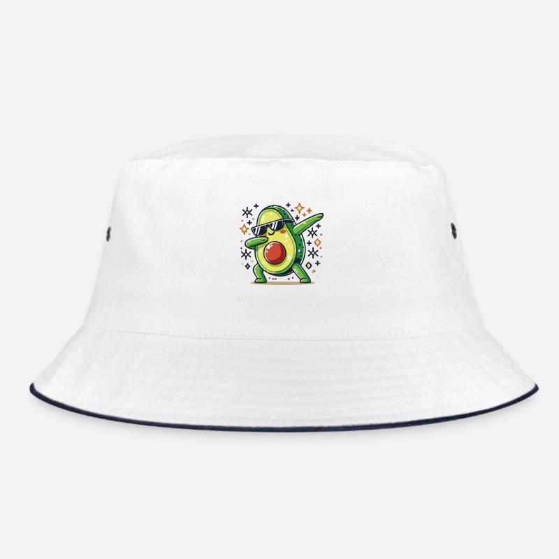 Dabbende Avocado Bucket Hat