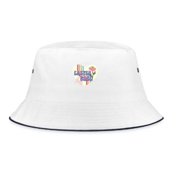 Easter Babe - Bucket Hat - white/navy - Front